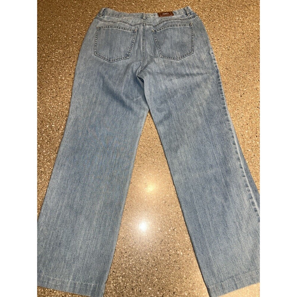 House Of Freedom Jeans Straight Leg Size 8 Light Wash - Picture 7 of 12
